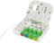Logilink 066555 Boîte de Terminaison Optique d'Appartement (STOA) FTTH 4X SC/APC avec Câble d'installation de 40 m Beige