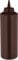 Catergold Plastic Squeezable Sauce Dispenser Coloured Squeeze Bottle 1000ml (Brown)
