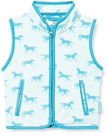 Playshoes Fleece Weste Unisex Kinder Outdoor-Oberteil, Pferde, 152