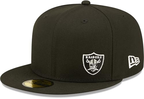 New Era Cap 59FIFTY Herren Basecap NFL Limited Edition (Las Vegas Raiders, schwarz, 7 3/4)