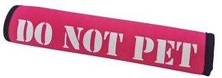 MD Gear Dog Lead Sleeve Friendly Reactive Assistance Dog In Training DO NOT PET Cover Soft Neoprene Leash Wrap (Pink, DO NOT PET)