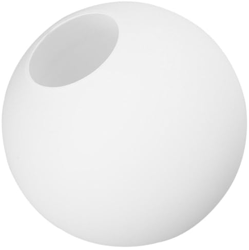 Abat-Jour Globe En Verre Blanc Givré Boule De Verre De Lait De Remplacement Couvre Abat-Jour Sphère Pour Lampe Suspendue 4Cm