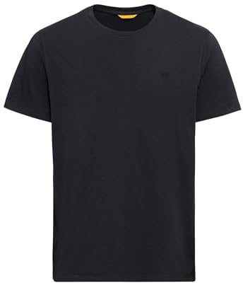 camel active Herren Basic Kurzarm T-Shirt mit Rundhalsausschnitt Dunkelgrau, menswear-4XL