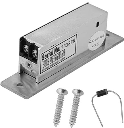 Shenruifa Verstellbares Schmales Türschloss mit Elektrischem Türöffner, Doppelter Entriegelungsmodus, Zugangskontrollschloss