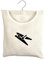 MUKA Organizador de bolsa de lona con ganchos giratorios, organizador de almacenamiento para colgar ropa, 28 x 32 cm, impreso