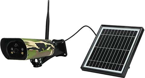 Akozon Solar-Überwachungskamera, 4G HD-Bewegungserkennung, Outdoor-Überwachungskamera für Helle Szenen in den USA