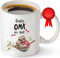 Oma Faultier Tasse mit Spruch Bester Oma der Welt - 330ml Keramik Kaffeetassen mikrowellengeeignet spülmaschinenfest, Geschenke für Oma zu Geburtstag, Weihnachten und Muttertag