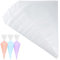 Lot de 100 poches à douille jetables pour décoration de gâteaux, glaçage royal, transparent