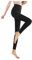 Collant Polaire Femme Hiver Effet Transparent, Thermique Chaud Taille Haute (Noir, XL)