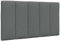 vidaXL Kopfteil-Kissen Hanko Dunkelgrau 90 cm Stoff, Kopfteilkissen, Kopfkissen, Lesekissen, Kopfteilpolster, Rückenkissen, Kissen-Kopfteil
