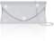 Toptime Clutch Silber, Glitzer Abendtasche Damen mit Abnehmbare Kette, Elegante Envelope Silberne Handtasche für Frauen, Pailletten Umhängetasche Damen Klein für Hochzeit, Bankett, Dating, Party