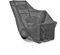 Copertura impermeabile per spazzaneve elettrica a due stadi, 130 x 91 x 102 cm, colore: nero
