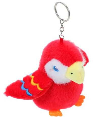 IMIKEYA Papagei Schlüsselanhänger Perlen Tiere Schlüsselanhänger Set Halter Schlüsselanhänger Zubehör Papagei Cartoon Papagei Tasche Schlüsselanhänger
