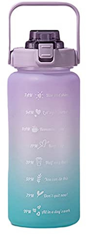 JUNNASALIKER Sports Water Bottle With Leak Proof Lid PC PP Silicone Reusable Water Bottles Cup For Gym And Outdoor