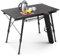 Arebos Campingtisch faltbar 90 x 51,5 cm | Klapptisch höhenverstellbar 47-69 cm | Camping Zubehör, Garten, Grill, Picknick | Camping Tisch klappbarer Falttisch | Reisetisch inkl. Tragetasche | Schwarz