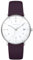 JUNGHANS max Bill Damenuhr Quarz Lila 47/4558.02