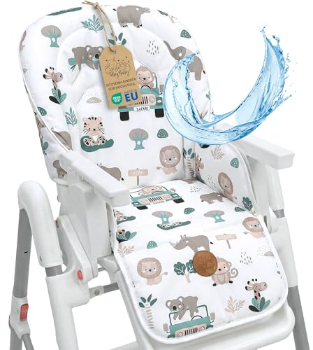 Sitzverkleinerer für hochstuhl baby sitzkissen stuhl - kinder sitzauflage für ikea peg perego kinderhochstuhl chair cover für kinderstuhl babystuhl und hochstühle zertifikat oeko-tex afrika