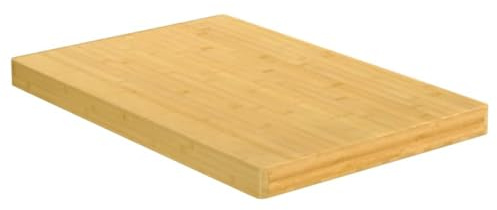 kithwjll Tischplatte Bambus 40x60x4 cm lackiert, wetterfest und vielseitig als Arbeitsplatte, Küchentisch, Bistrotisch Outdoor oder Schreibtischplatte für Garten und Zuhause