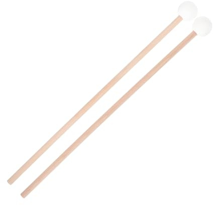 BESTonZON Martillos de Marimba de Madera para Xilófono, Palillos de Percusión Resistentes Buen Acabado, Adecuado para Estudiantes y Profesionales de Música
