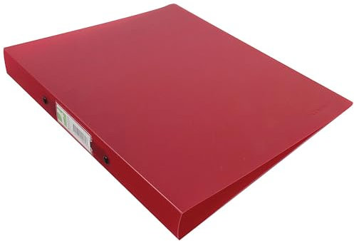 Q-CONNECT Ringbuch transparent A4 rot KF02482