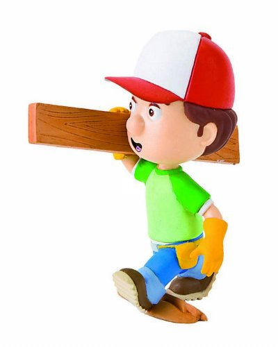 Bullyland 12752 - Spielfigur, Walt Disney Meister Manny, Manny mit Holzbalken, ca. 8,5 cm