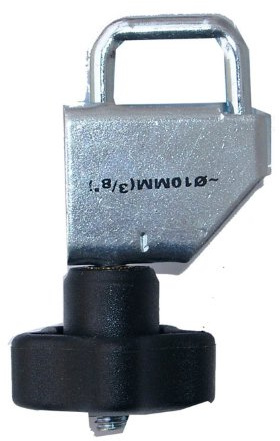 SW-Stahl 61709L Schlauchklemme bis 10 mm - Abklemmzange für Benzinschläuche | Industriequalität für Kunststoffleitungen, mit schwenkbarem Metallbügel, 65 x 45 x 33 mm, Profi-Abklemmer in Silber