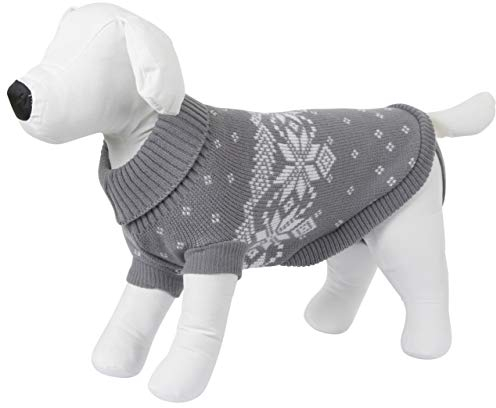 Kerbl Pet Pullover Lillehammer, Grau/weiß, 35 cm