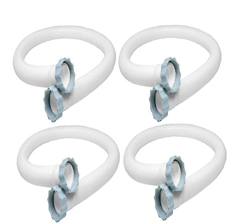 Intex N/AA Schlauch- und Muttern-Set Pumpe (4er-Pack), 4er-Pack, braun/A
