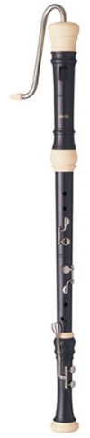 Toyama Musical Instrument AULOS Symphony Bass Recorder Baroque Type with Hard Case 533B (E)