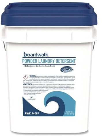 Boardwalk 340LP Laundry Detergent Powder, Summer Breeze, 18 lb Bucket