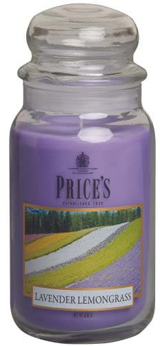 Prices's Price's-Candele in vasetto di Grandi Dimensioni, Lavanda e citronella, Blue, 400 unità