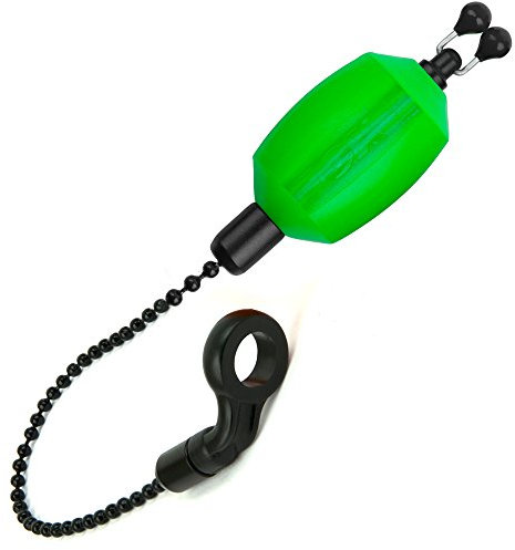 Fox Black Label Dumpy Bobbins - Optischer Bissanzeiger, visuelle Bissanzeige zum Karpfenangeln, Bobbin Einhänger zum Angeln, Farbe:Green