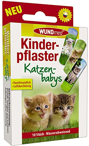 Wundmed 10er Kinderpflaster Katzenbabys - 10 Stk.