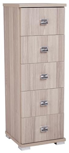 LIBEROSHOPPING.eu - LA TUA CASA IN UN CLIK Mobile cassettiera piccola legno 5 cassetti multifunzione (Grigio)