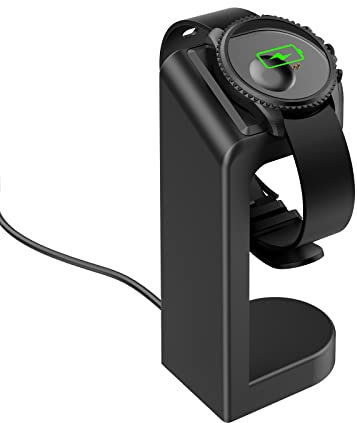 Soarking Fossil Gen 4 Charger,Replacement Wireless Charging Dock Charging Stand for Fossil,Emporio Armani,Michael Kors,Skagen,Diesel with 5 Feet Charging Cable(Only for The Watch 2018)