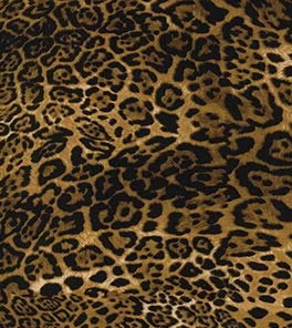 100% Cotton Poplin Fabric - 45/110cm - Dressmaking Sewing Quilting Craft (Animal Print/Jaguar, 1 Metre)