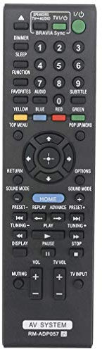 VINABTY RM-ADP057 RMADP057 Ersatzfernbedienung für Sony AV-System Blu-Ray-A/V-Empfänger BDV-T28 BDV-E880 BDV-E380 BDV-E880 BDV-E980 BDV-E280