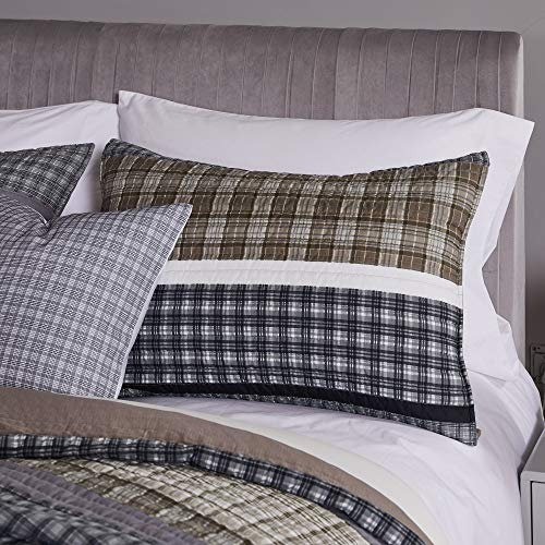 Barefoot Bungalow Gold Rush Kissenbezug, King Size, 50,8 x 91,4 cm, Grau