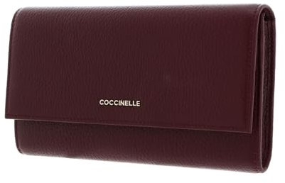 Coccinelle Metallic Soft Wallet Marsala