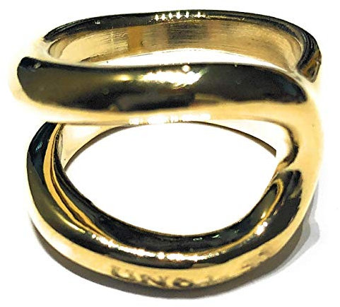 Uno de 50 Ring aus 18 Karat vergoldeter Metalllegierung