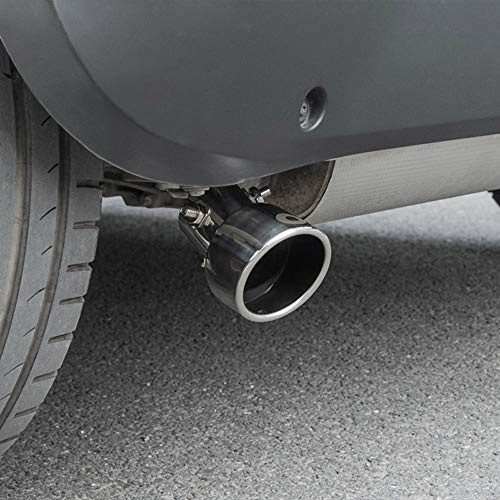 SHIFENG Trim für Abgasrohr von Smart Fortwo Forfour 453 – Edelstahl-Autozubehör für Modelle 2015–2019