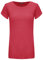 Fashion Star Womens Plain Ribbed Cap Sleeve Basic Stretchy T-Shirt Top Ribbed T Shirt Red Plus Size (UK 20/22)