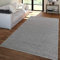 TT Home Wohnzimmer Teppich Kurzflor Unifarbendes Design Modern Und Zeitlos, Farbe:Anthrazit, Größe:60x100 cm