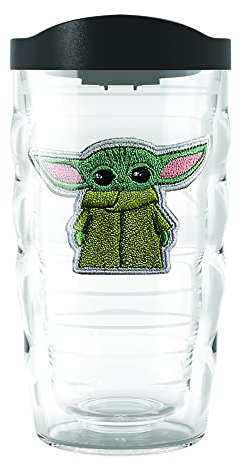 Tervis Star Wars Mandalorian-Grogu Made in USA Double Walled Insulated Tumbler, 10oz Wavy, Classic