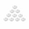 YSJJZRL Capsules de pièces de Monnaie, 10 Pcs en Plastique Rond Transparent pour pièces de Monnaie pour Fournitures de Collection de pièces de Monnaie Protecteurs de pièces-(35mm)