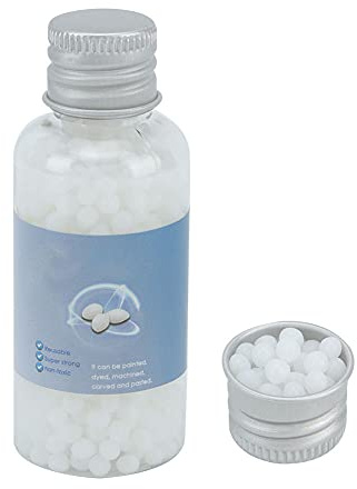 20g Reusable Thermoplastic, Moldable Plastic Beads Moldable Plastic DIY Art Crafts, Heat, and Use Within Minutes