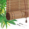 Suwooy Bambus Jalousien 50cm 60cm 80cm 100cm 120cm 150cm Breit,Bambusrollo Für Türen/Fenster,Sonnenschutzvorhänge,Lichtfilternde Sichtschutz Rollo Bambus,Rollläden Aussenbereich,W×H-50x90cm/20x35in