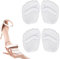 2 Paires Semelles Gel Coussinet Plantaire Avant Pied Antidérapant Metatarsien, pour Les Femmes Haut Talon(transparent)