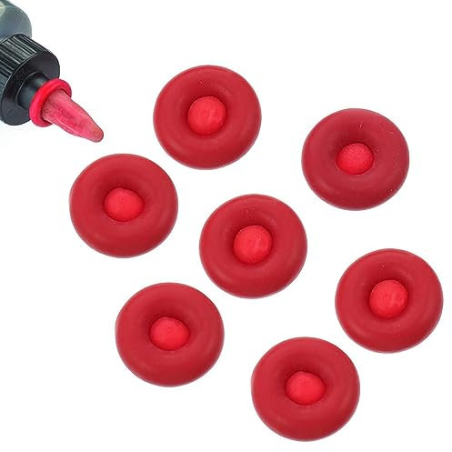 Operitacx 20 Stücke Schutzhülle Caulk Cap Sealer Caulk Saver Sealer Caps Caulk Cap Saver Open Caulking Tube For Konserving Caulk Sealer Saver Opening Caulking Tube Red Protection Cap Seal