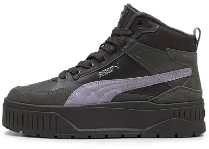 PUMA Damen Karmen II Idol Mid WTR Sneaker, Flat Dark Gray-Pale Plum Silver, 40 EU